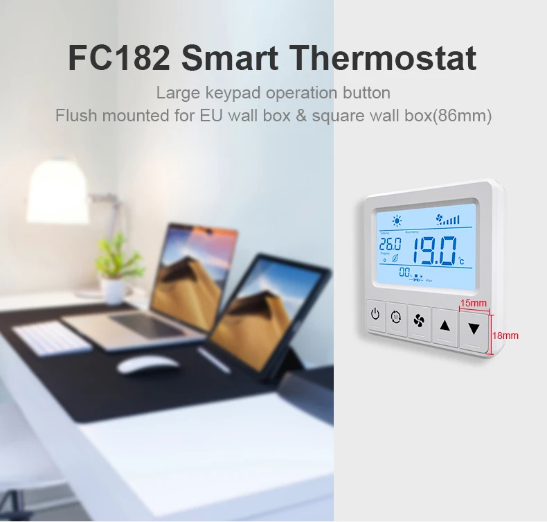 Bandary Central Air Conditioning HVAC Fan Coil Smart WIFI Digital Room Best Smart Thermostat manufacture