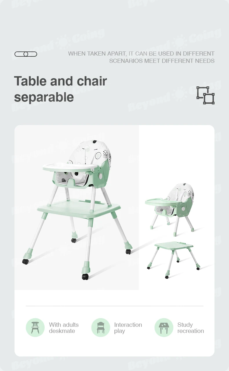 Multi-functional Baby Chair Children Dining Eating Dining High Chair Kids Study Baby feeding Chair