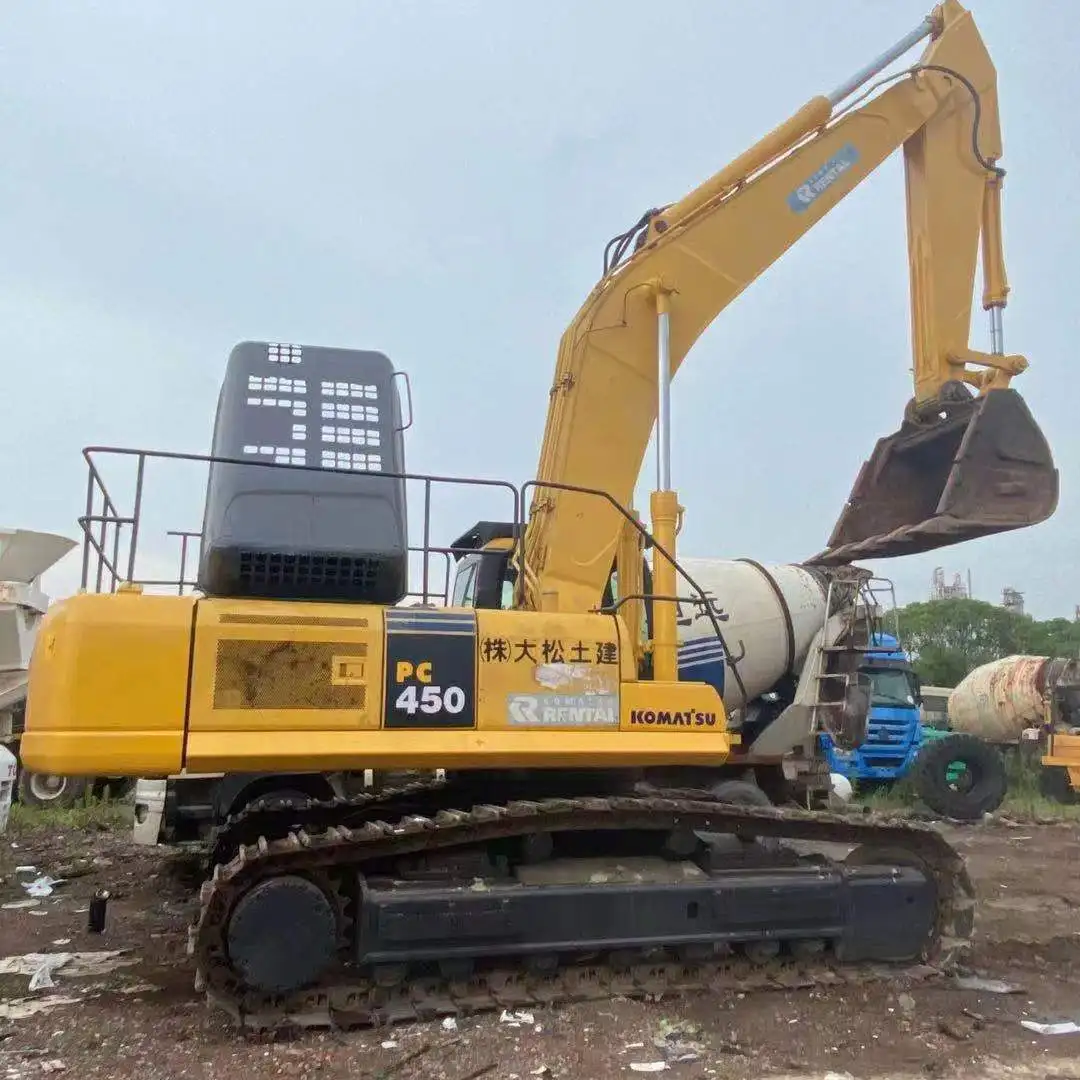 Made in Japan Komatsu PC 450 Crawler Excavator , Komatsu 45 Ton 2021 Model Tracked Digger with High Power Engine