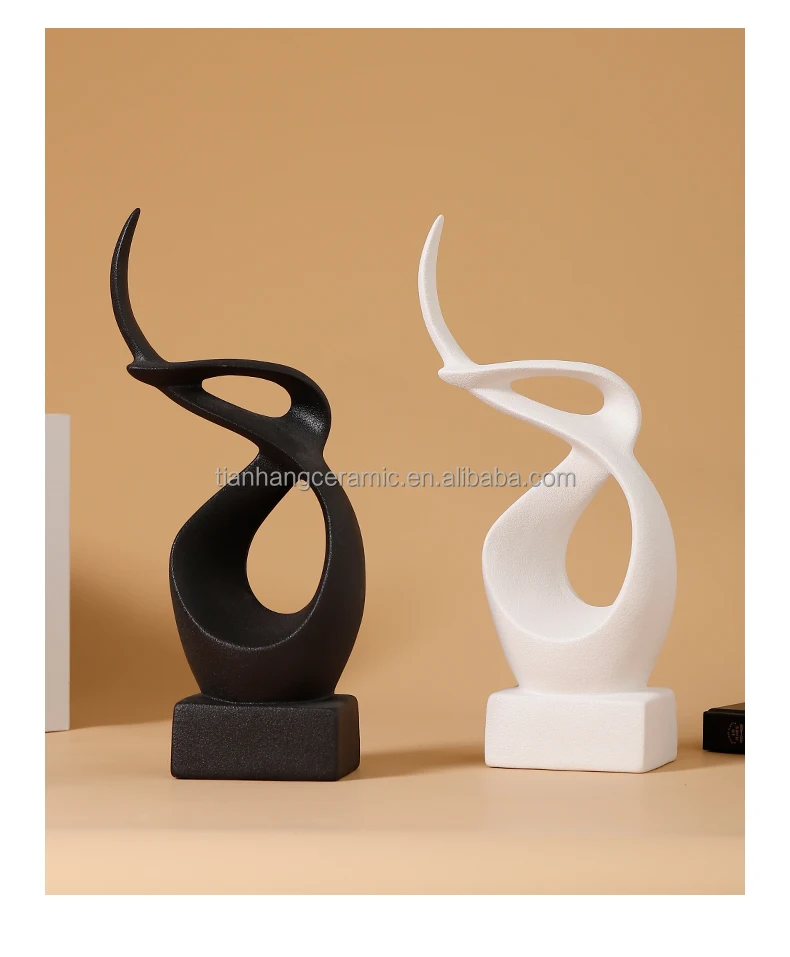 Modern Abstract Sculpture Home Decoration Accessories for Living Room Office Decoration Decorative Statues Souvenirs for Home.jpg