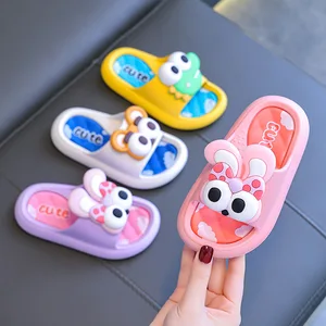 Cartoon Design Children's Slippers Wholesale Fashion PVC Sandals for Girls and Boys New Styles Walking EVA Kids Indoor Footwear