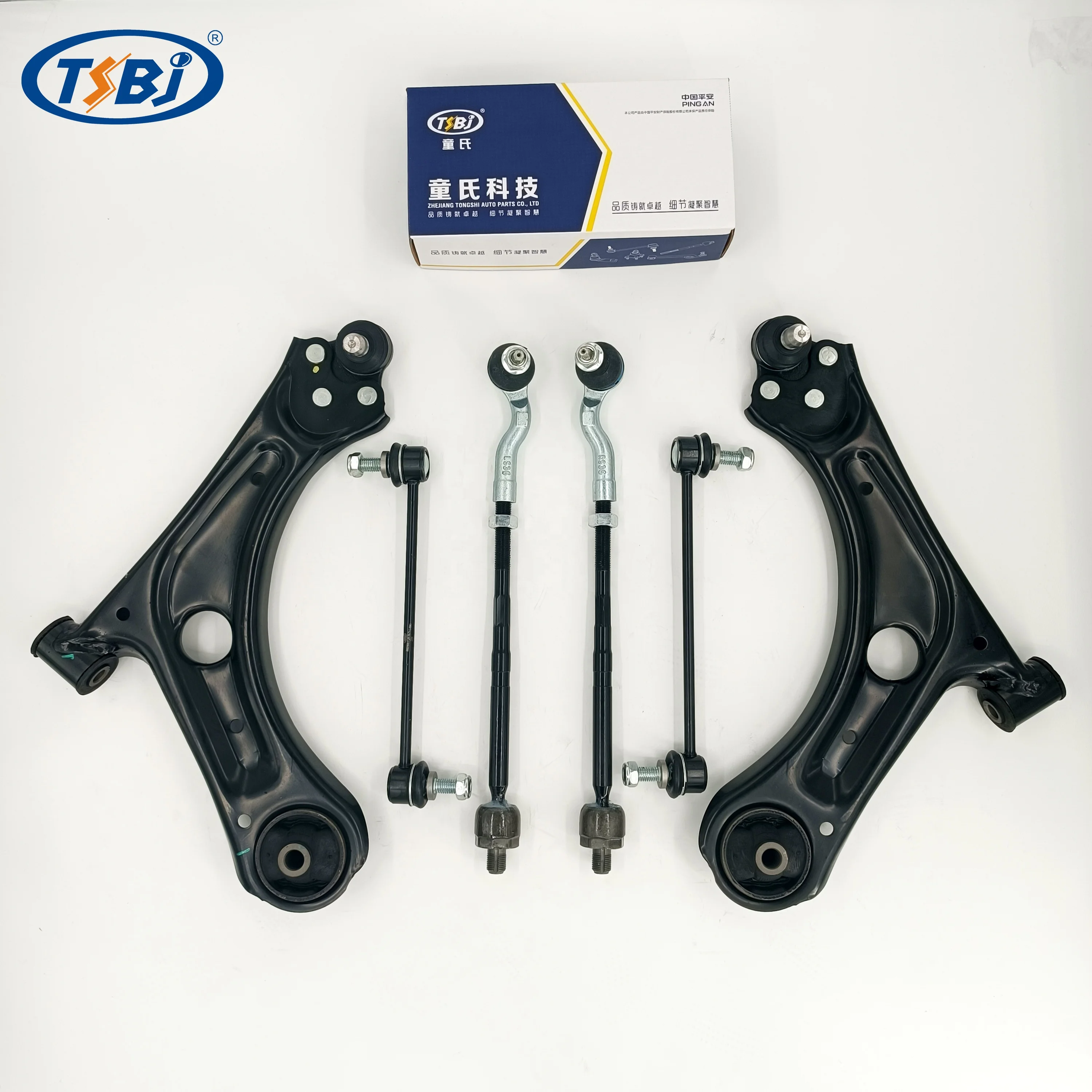 High Quality Factory Auto Parts Kit for Chevrolet SAIL3 Front Control Arm Tie Rod End Ball Joint OE 9065278 90921306 90921298