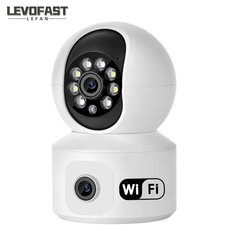 LEVOFAST V380pro ICSEE Mini WiFi Dual Lens for Indoor Home Night