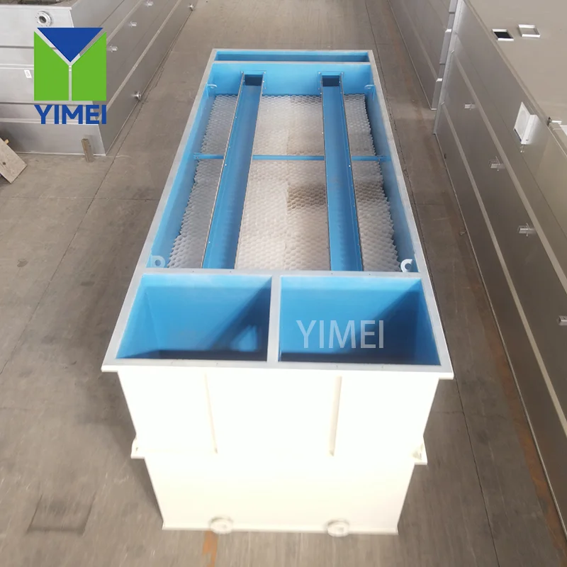 Clarifier PP Inclined Tube or Plate Water Filter Purification Plant Used for Home Farm Manufacturing FRP Plastic Media Sediment