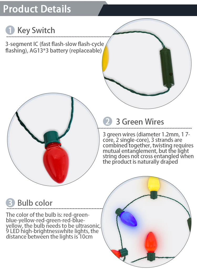 Ishine Neon Glow Glowing Customize Light Up Christmas Party Decoration