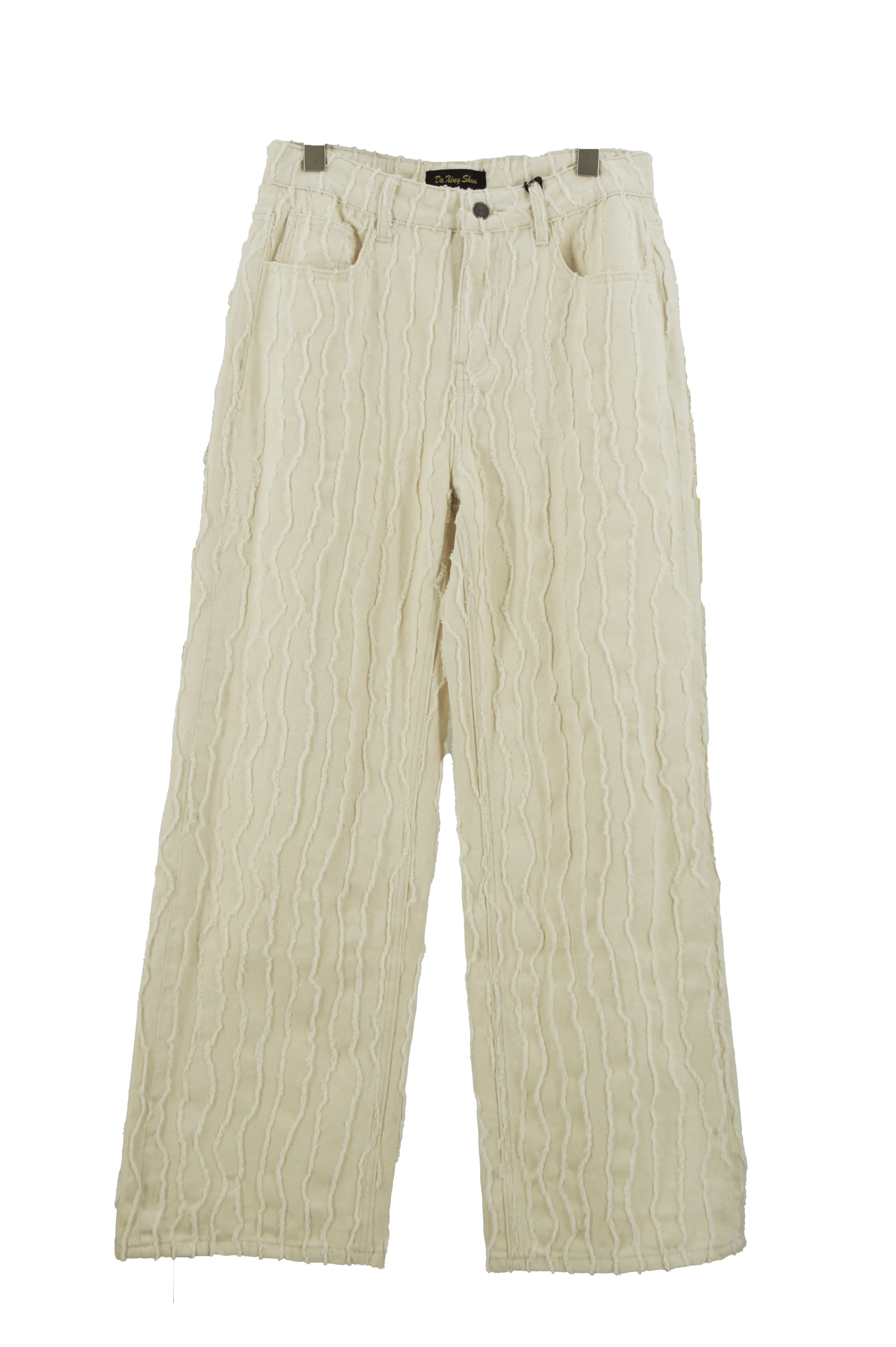 Jacquard Knitted Straight-leg Casual Wide-leg Pants with a Flowing Feel