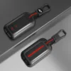 Two-button red glue rope buckle