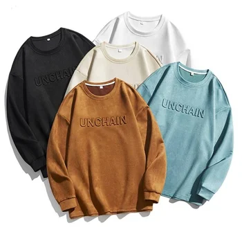 New style Spring-Autumn Men's Pullover Sweatshirt With Letter Printing Pattern High Quality Casual Style With