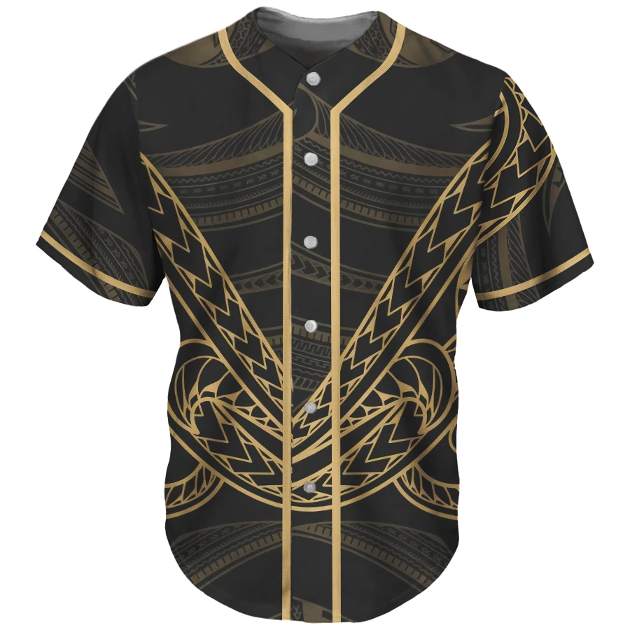 Youth Mens Customized On Demand Hawaii Style Geometric Line