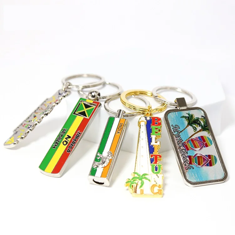Travelpro Indian Style Multi-Function Whistle Pendant Key Ring Exquisite Graduation Gift Metal Keychain