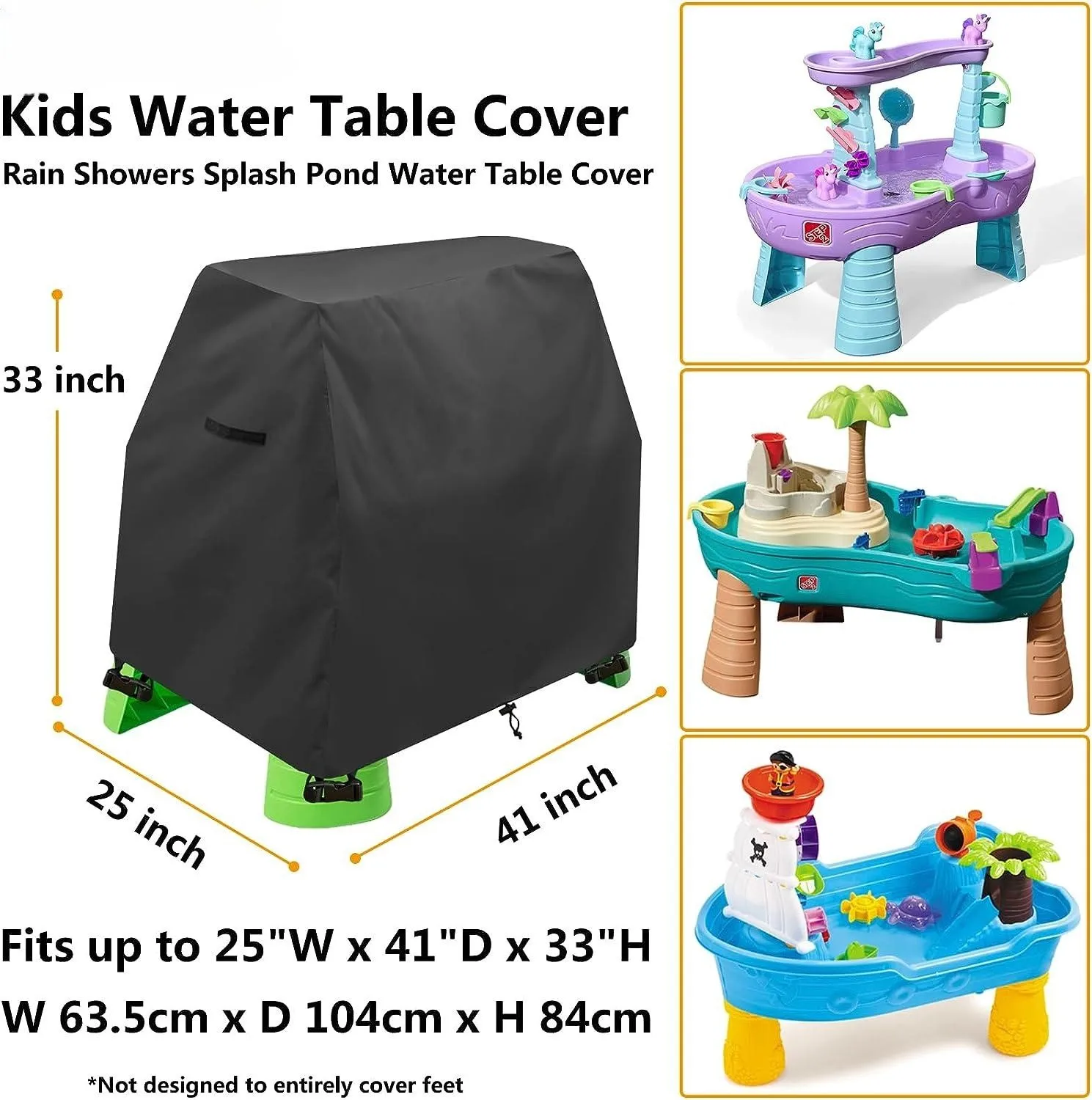 Kids Water Table Cover Fit Step 2 Rain Showers Splash Pond Water Table