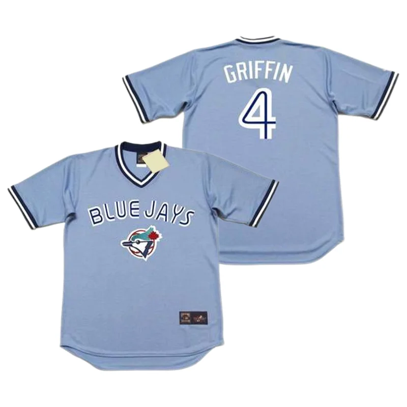 ALFREDO GRIFFIN Toronto Blue Jays Majestic Cooperstown Throwback