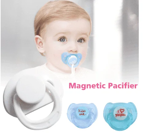 durable belle reborn bébé poupée pvc mignon cadeau non toxique jouet pièces  de rechange sucette tétine factice magnétique sucette simulation