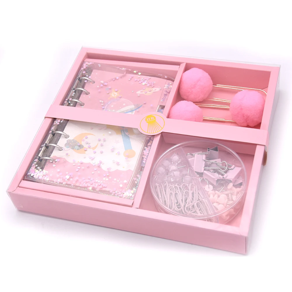 Top Quality Cheap Back To School Stationery,Wholesale Promotion Kawaii Office Japanese style gift Stationery Set