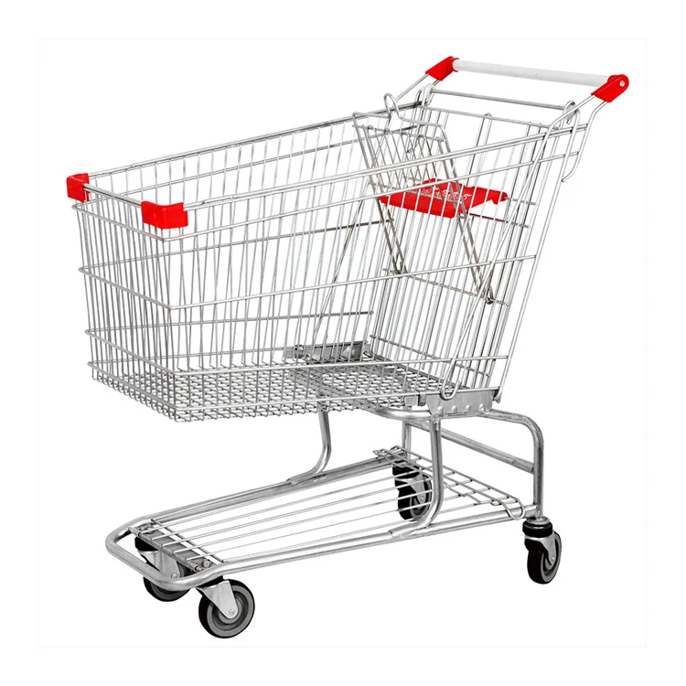 American Style Metal Shopping Trolley