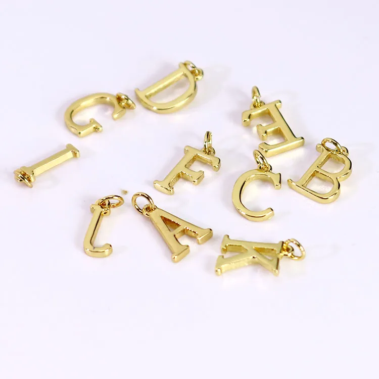 small alphabet charms