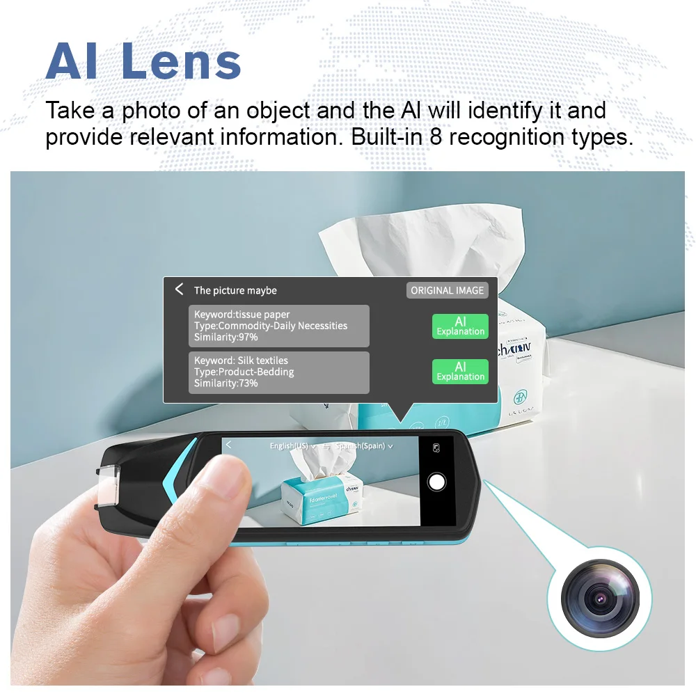 NEWYES Hot Selling AS1505 Touch Screen 112 Language Voice AI