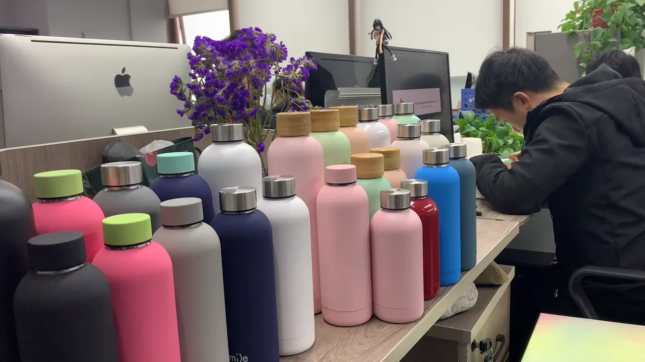 Custom Logo And Color 350ml 500ml 750ml 1000ml Stainless Steel Bottle