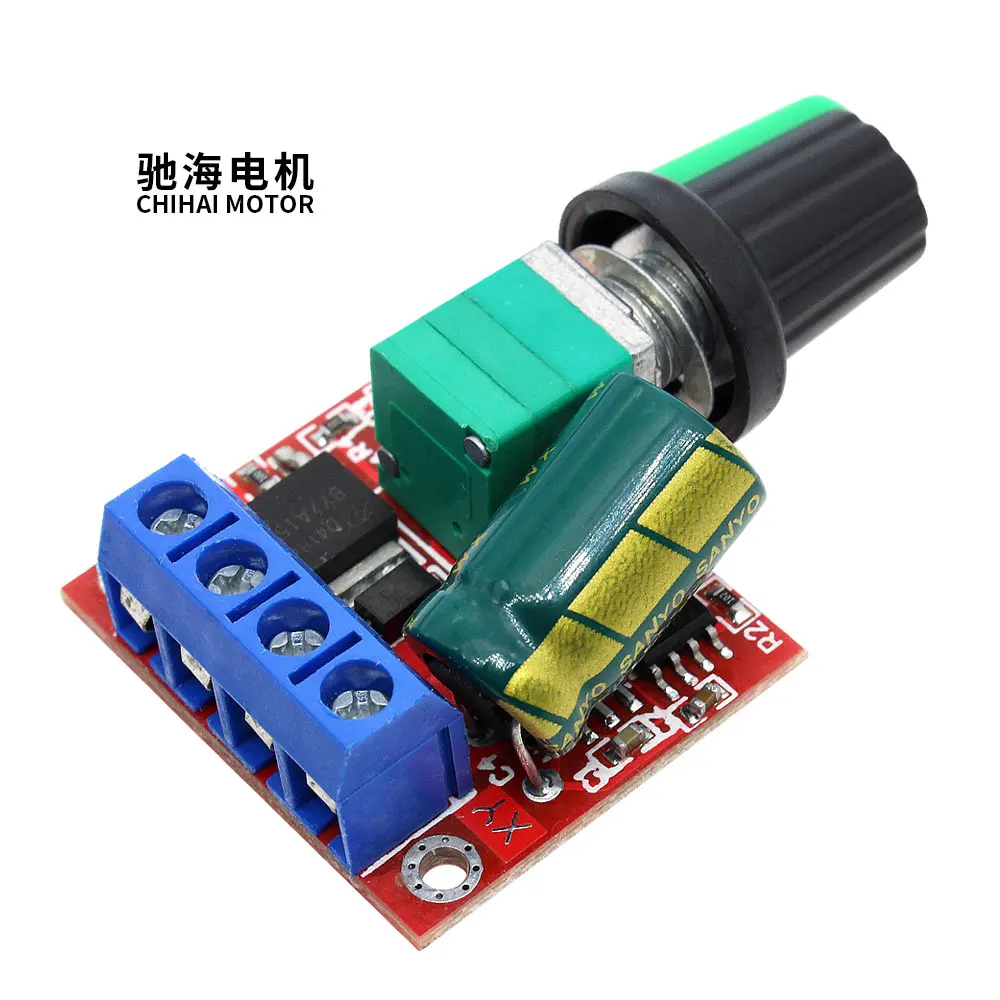 Mini DC Motor PWM Speed Controller 5A 4.5V-35V Speed Control Switch LED Dimmer*y 