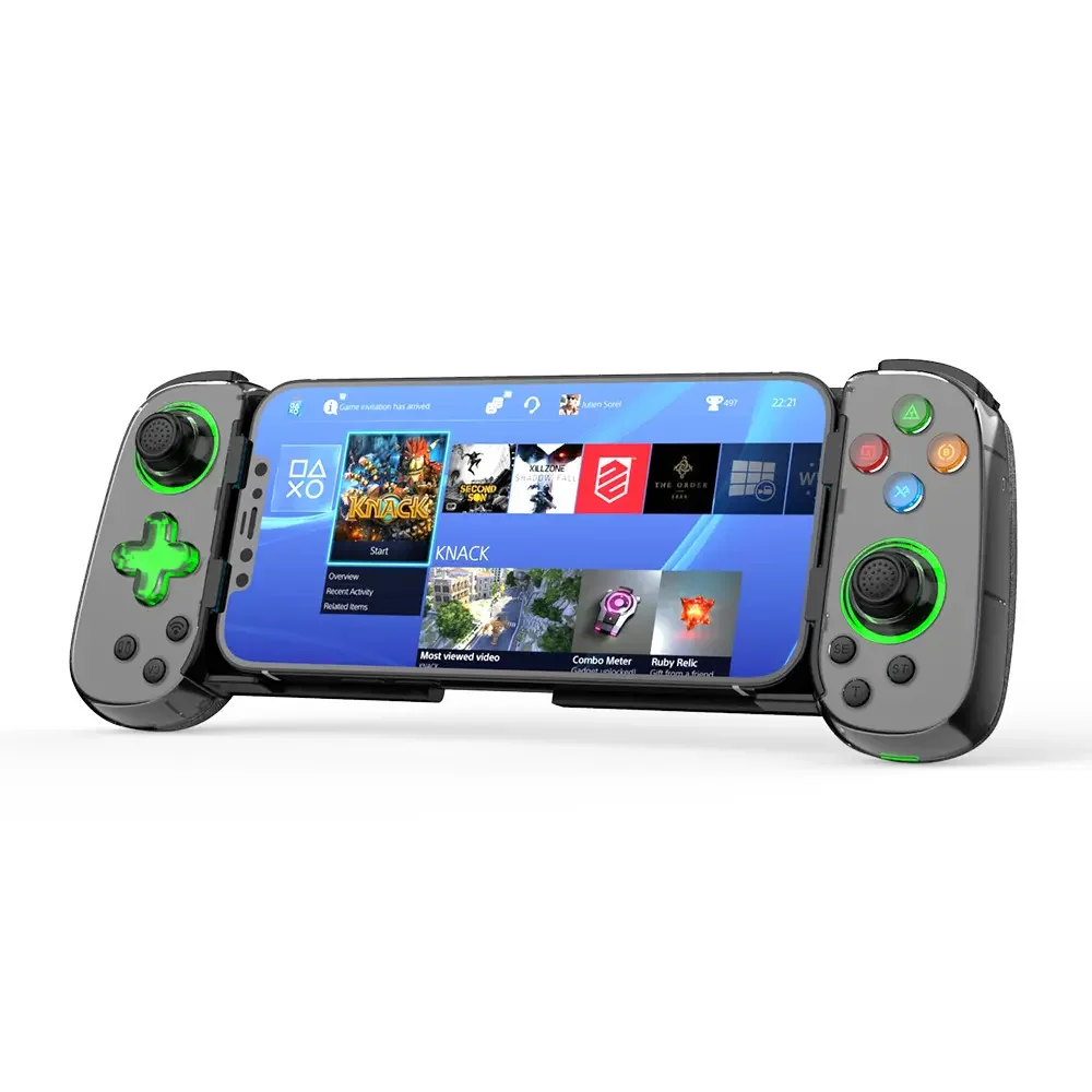 携帯電話　ゲームパッド D7伸縮式携帯電話ゲームパッドBT5.0Type-Cワイヤレスゲーム