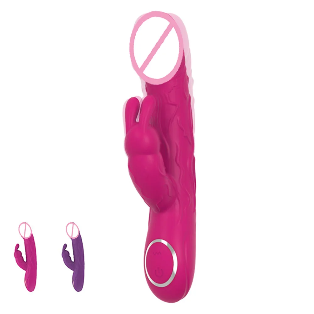 10 Powerful Realistic Vibrator Dildo Sex Toys Clitoris G Spot Vibrating  Massager Dual Rabbit Vibrator for Women