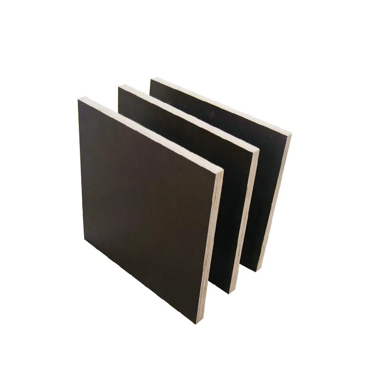 Сылақсыз суға төзімді мелимин және 18 мм қара пленкамен қапталған сыртқы үй-жайда қолданылатын жоғары сапалы опалубкалы фанера