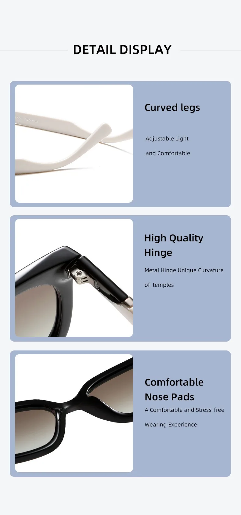 Oversized Square Polarised Sunglasses Retro Style For Men_voghion.com