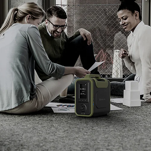 Flue Gas Analyzer ATEX CE ISO9001 Certified Professional Flue Sensors Portable Exhaust Analyzer