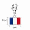 Bandiera francese color acciaio