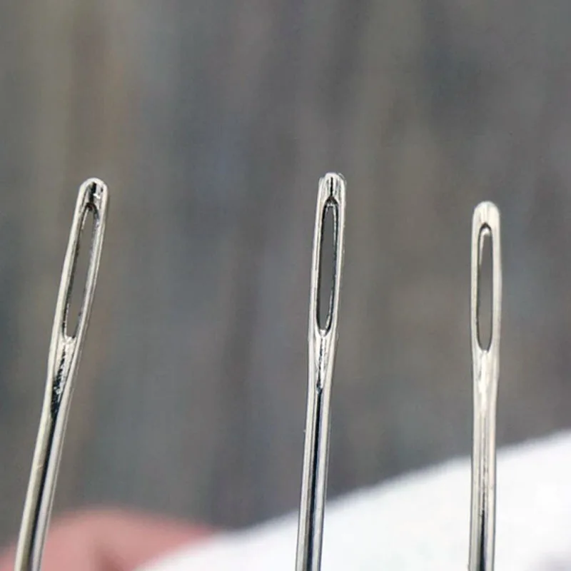 25pcs Curved Needles C Type Weaving Needle Hand Sewing Needles 4 Sizes 2.0/2.5/3/3.5 Inch