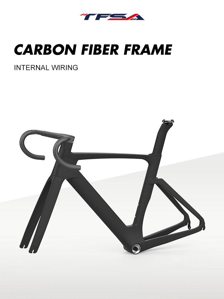 TFSA JH-05 EPS Carbon Fiber Road Bike Frame - High Speed