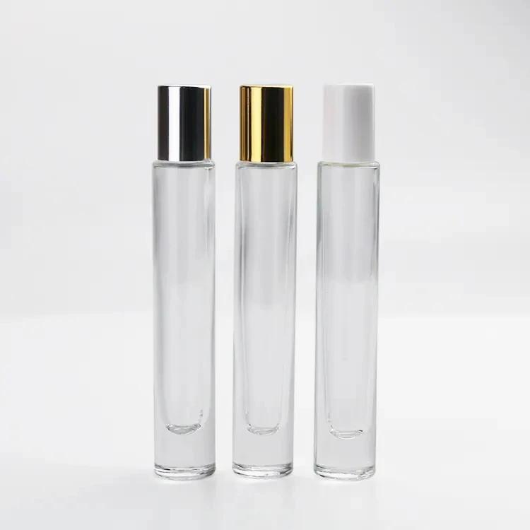 Wholesale 3ml 5ml 10ml 30ml Square Perfume Bottle Roll on Empty Bottle Glass Packaging Bottles Cosmetic