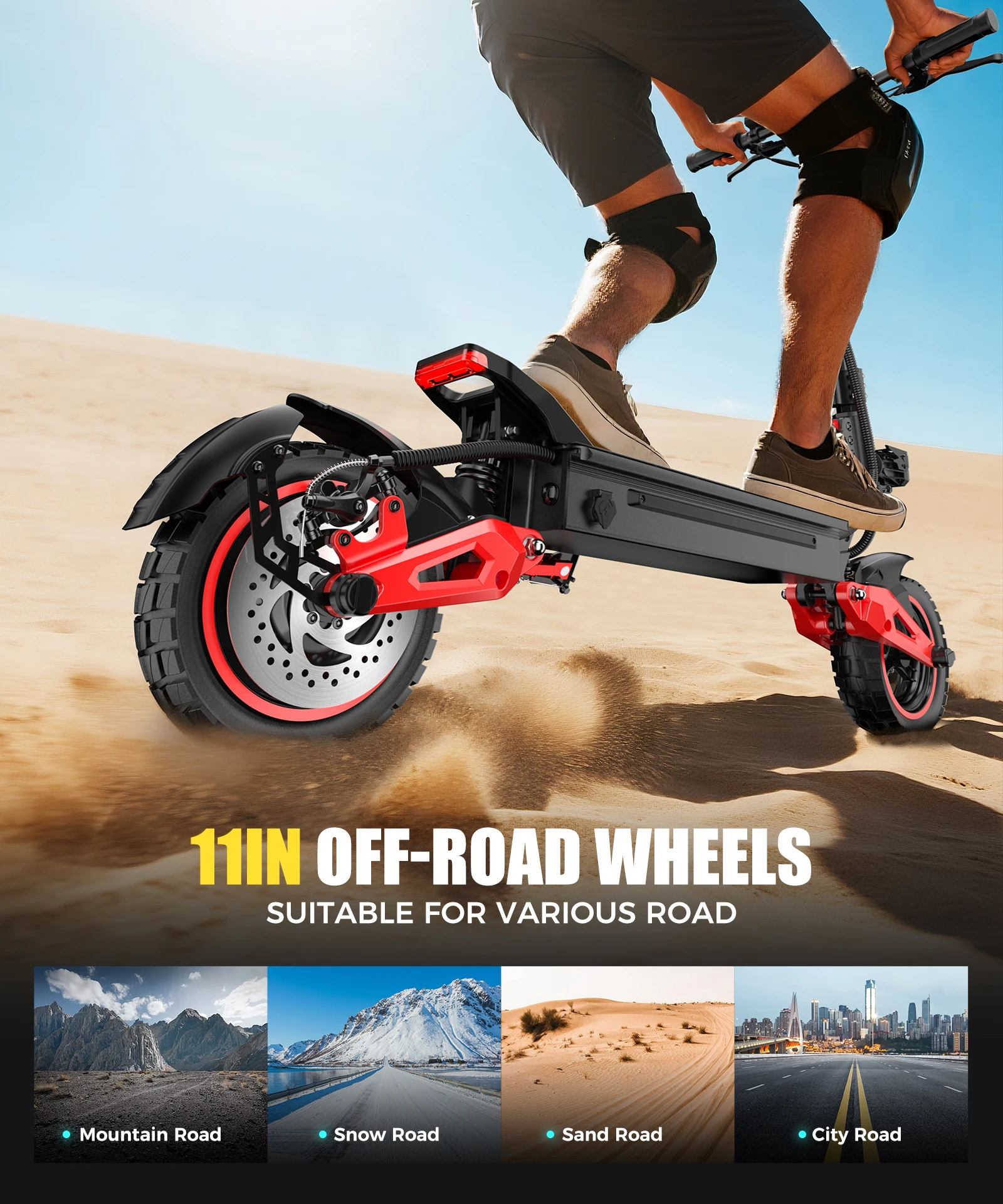 Foldable Two-Wheeled Adult Escooter 1600w US EU Warehouse J15 MAX Electric Scooter 48v 18ah Off Road Electric Scooter