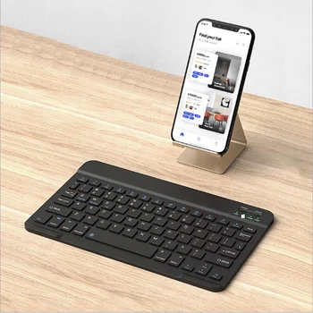 custom arabic mini portable Blue tooth keyboard tablet 10.1 inch wireless keyboard for cell phones