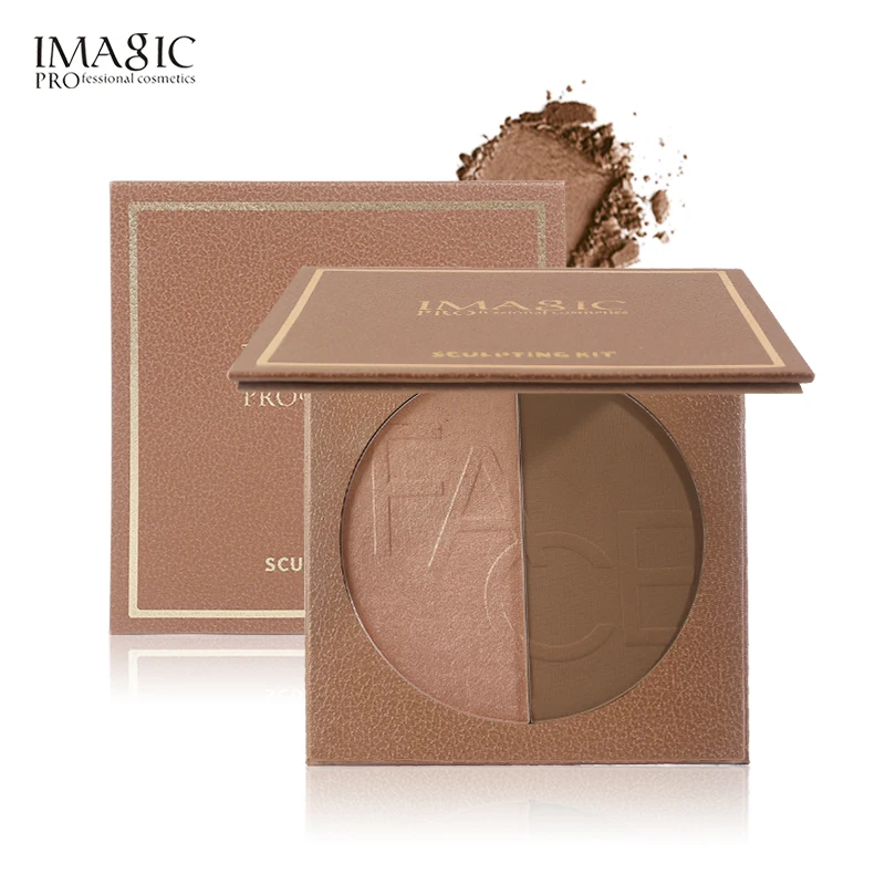 IMAGIC мерцающий бронзер и хайлайтеры пудра для макияжа консилер Хайлайтер для лица палитра для макияжа контур
