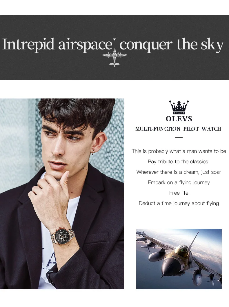 OLEVS Brand Fashion Men | GoldYSofT Sale Online
