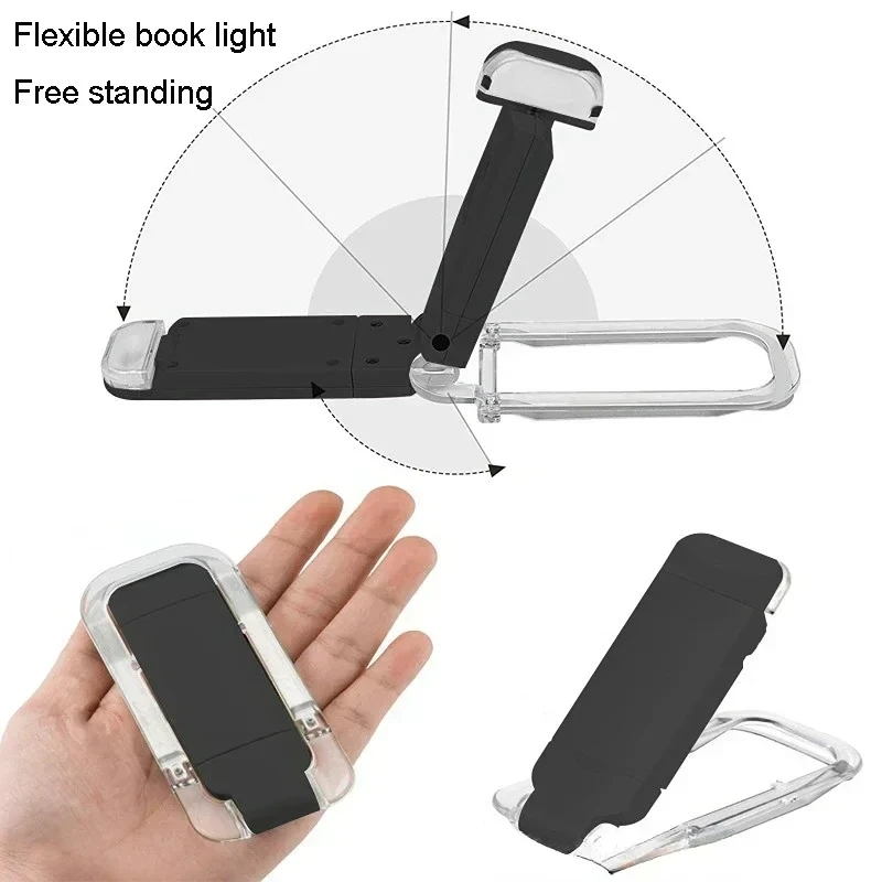 product usb rechargeable book reading light brightness adjustable led clip on book light eye care book lamp for kids read lamp bedroom-38