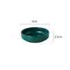 Small round dish-dark green