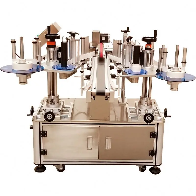 TEBAK Factory price Automatic Anti-counterfeiting Tear Strip Box Corner Single Box Corner Sticker Right Angle Labelling Machine