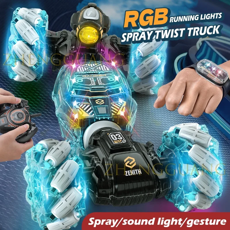 Zhengguang 4x4 Gesture Control Rc Stunt Car Toy With Music Lights