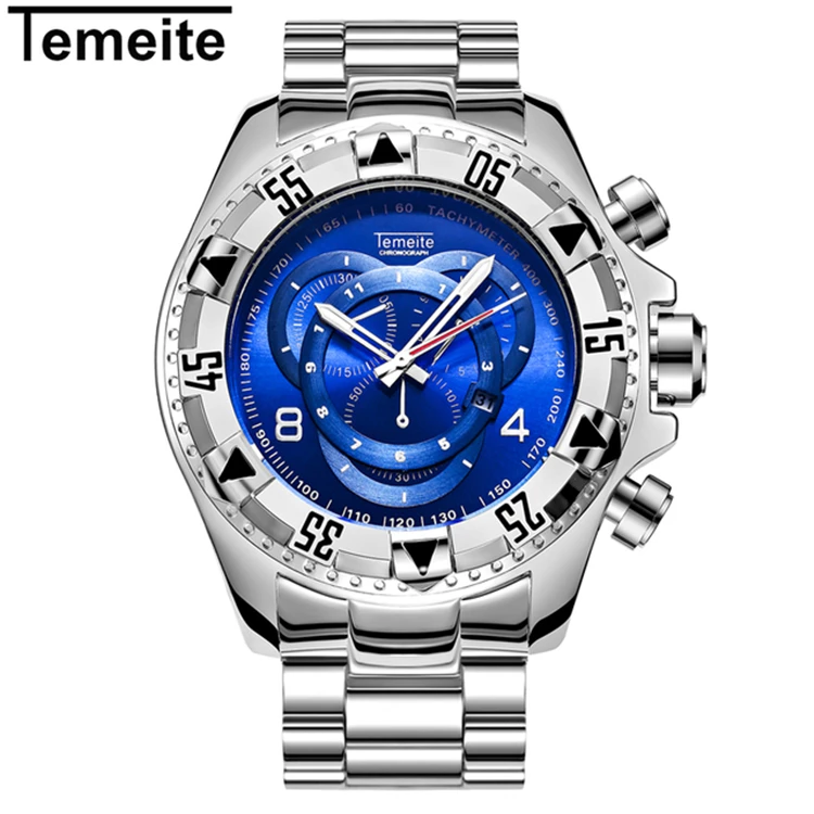 Quartz Watches - Temeite Golden Luxury Brand Watches Men Waterproof  Stainless Steel Watch Male Quartz Clock Large Dial Wristwatch (9) : Buy  Online at Best Price in KSA - Souq is now Amazon.sa: Fashion