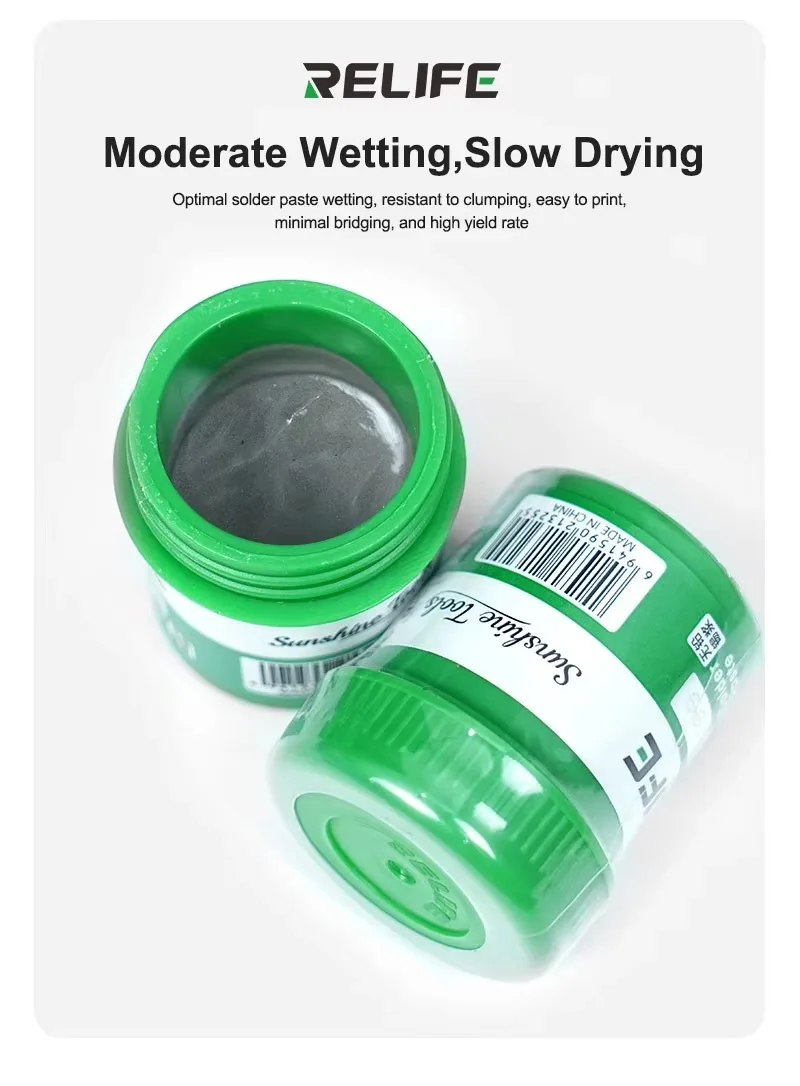 Outil d'entretien de pâte à souder sans plomb RELIFE HW32 pour assemblage SMT BGA soudure