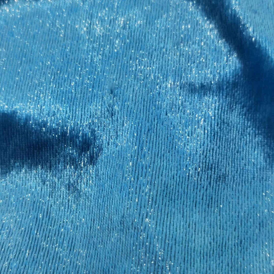 Emerald Green Metallic Velvet Fabric Green Lame Fabric Shiny Sheer Yarn