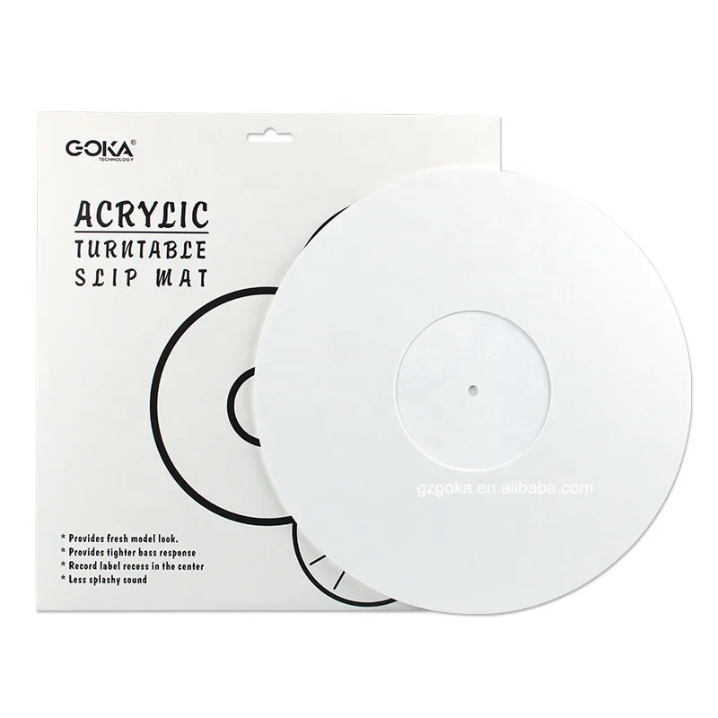 Высокое качество Hi-Fi end музыка акриловые записи slipmats для проигрыватель Проигрыватель виниловых