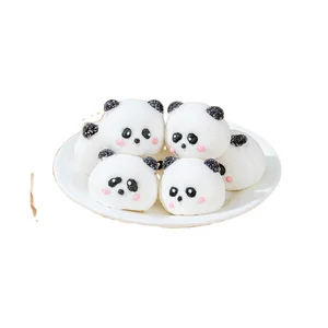 3D Panda Commercial Marshmallow Cartoon Shape  Celebrity Kidsren's Candy Snacks Customizable Wholesale