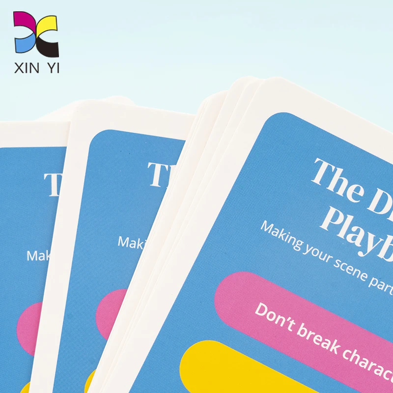 Factory Custom Flash Card Printing Service Affirmation Card Playing Cards In Bulk Buy Playing