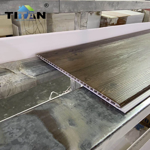 Low Price Laminate Pvc Ceiling Board Panel Designs for Living Room