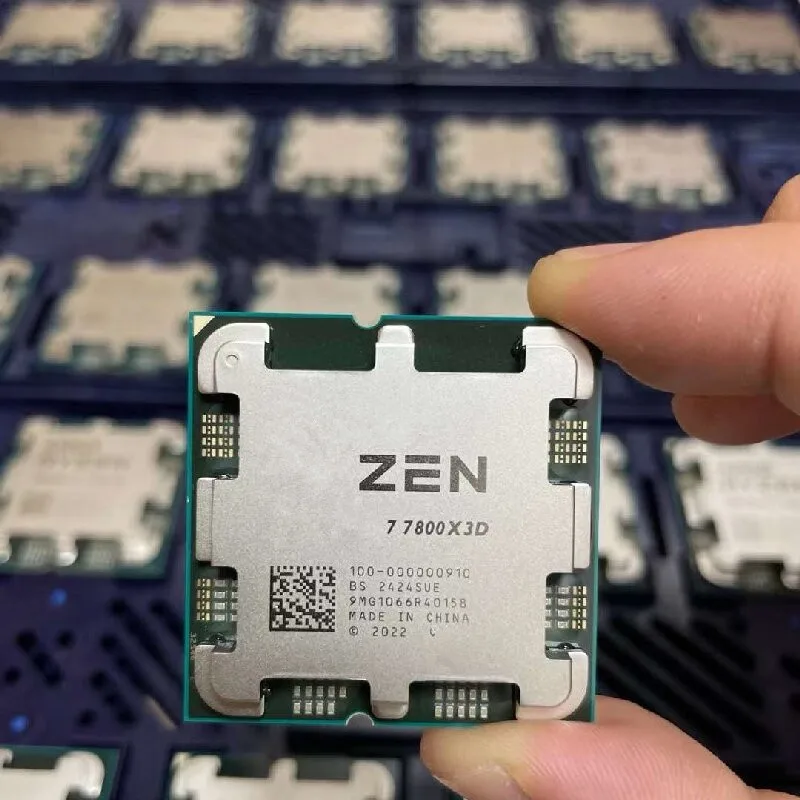 CPU 7800X3D AMD Ryzen 7 7800X3D 4.2GHz Procesor cu 8 nuclee pentru Socket AM5