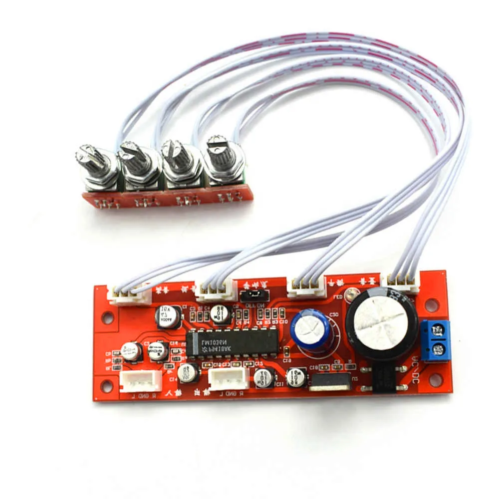 Lot De 3 Préamplis NE5532 Avec Réglage Tonalité Aiguë - Pour Carte Amplificateur Audio, 12-24V DC