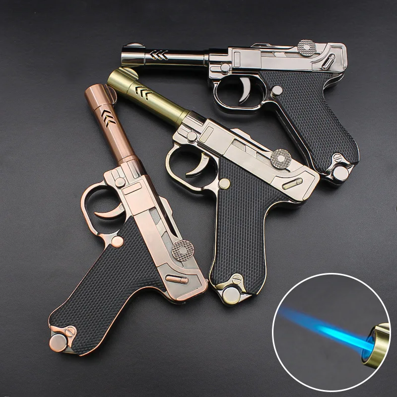 Aomail Gun Model Cigarette Metal Gun Lighter Lighter Gun Pistol With ...